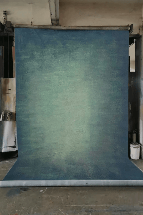 Clotstudio Abstract Grayish Blue Purple Soft Texture Hand Painted Canvas Backdrop #clot 78