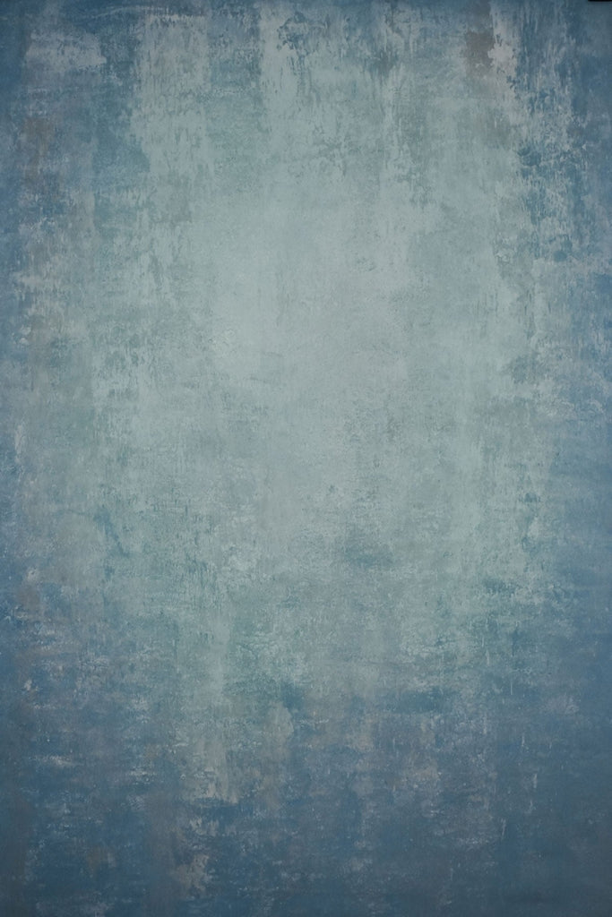 Clotstudio Abstract Grey Blue Spray Textured Hand Painted Canvas Backdrop #clot 7