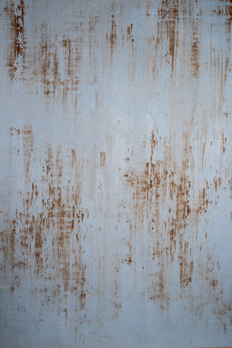 Clotstudio Abstract Grayish Cyan Textured Hand Painted Canvas Backdrop #clot 88