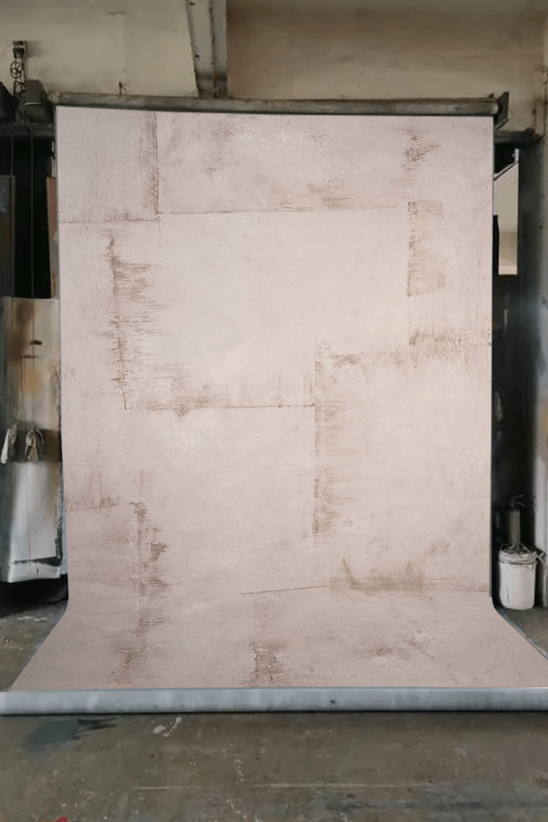 Clotstudio Abstract Beige Textured Hand Painted Canvas Backdrop #clot 90