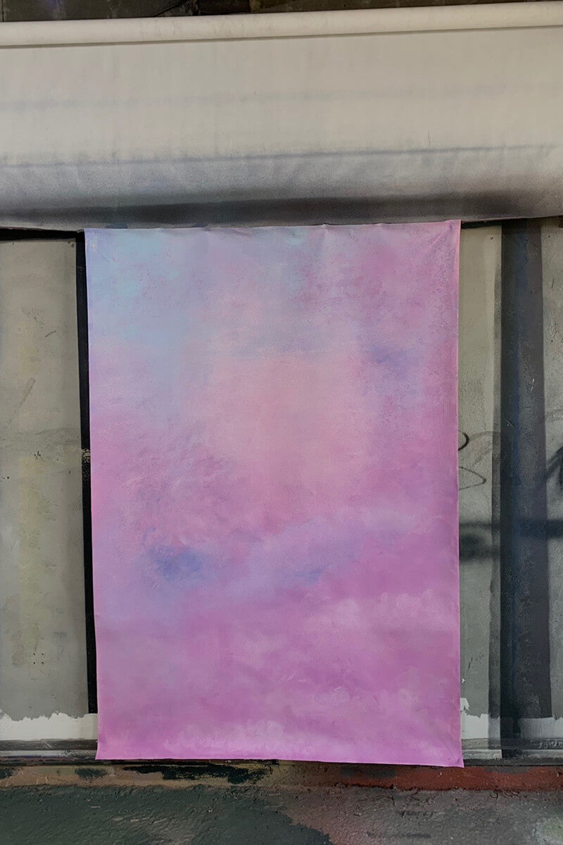 Clotstudio Abstract Pink Purple Textured Hand Painted Canvas Backdrop #clot431